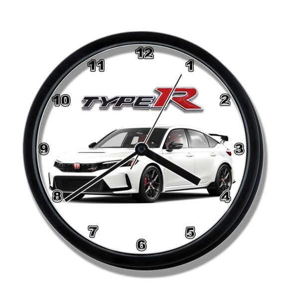 Honda civic type R White wall clock NEW - Picture 1 of 4